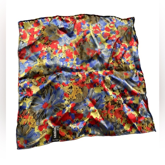 Santostefano di Italo Ferretti Silk Scarf — Italian Luxury 12″ × 12″ - Picture 2 of 4